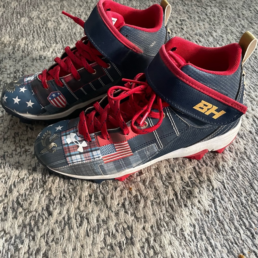 Under armour cleats.